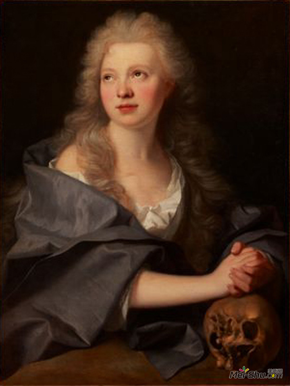 亚森特·里戈(Hyacinthe Rigaud)高清作品《圣徒马德琳》