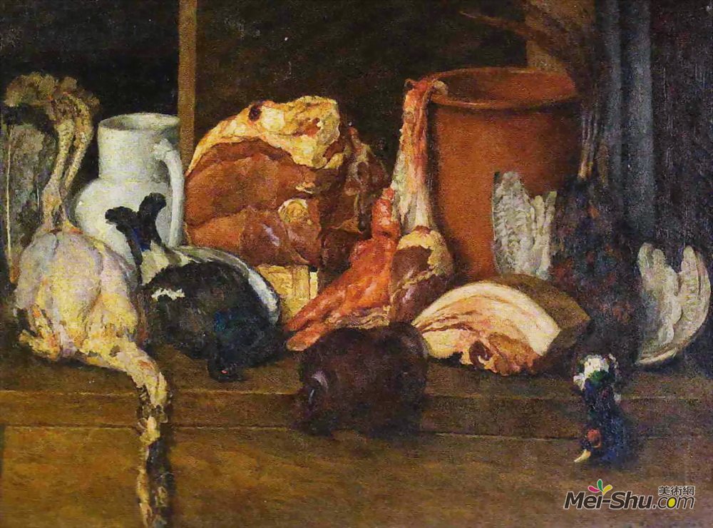 浼婂埄浜毬烽┈浠€绉戝▋(Ilya Mashkov)楂樻竻浣滃搧銆婅帿鏂缇庨銆傝倝銆佸绂姐€?>浼婂埄浜毬烽┈浠€绉戝▋(Ilya Mashkov)楂樻竻浣滃搧銆婅帿鏂缇庨銆傝倝銆佸绂姐€?/span></p><p>浣滃搧鍚嶏細鑾柉绉戠編椋熴€傝倝銆佸绂?/p><p>鍘熷悕锛?/strong>閭ｄ欢浜嬫槸鑾柉绉戠殑銆傝倝锛岄噹鍛炽€?/p><p>鑹烘湳瀹讹細浼婂埄浜毬烽┈浠€绉戝▋</p><p>骞翠唬锛?/strong>1924</p><p>椋庢牸锛?/strong>鐜板疄涓讳箟</p><p>绫诲瀷锛?/strong>闈欑墿</p><p>鏍囩锛?/strong>椁愬叿銆侀鍏枫€侀鍝佸拰楗枡</p><p></P><p>Title:Eatables Moscow. Meat, poultry</p><p>Original Title:小薪械写褜 屑芯褋泻芯胁褋泻邪褟. 袦褟褋芯, 写懈褔褜</p><p>artist:Ilya Mashkov</p><p>Date:1924</p><p>Style:Realism</p><p>Genre:still life</p><p>Tag:dishware-and-cutlery,food-and-beverages</p><p></p>					</div>
					</div>
					<!--Collection&Zan S-->
					<div class=