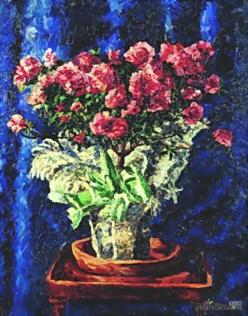 伊利亚·马什科娃(Ilya Mashkov)高清作品《花瓶里的花》