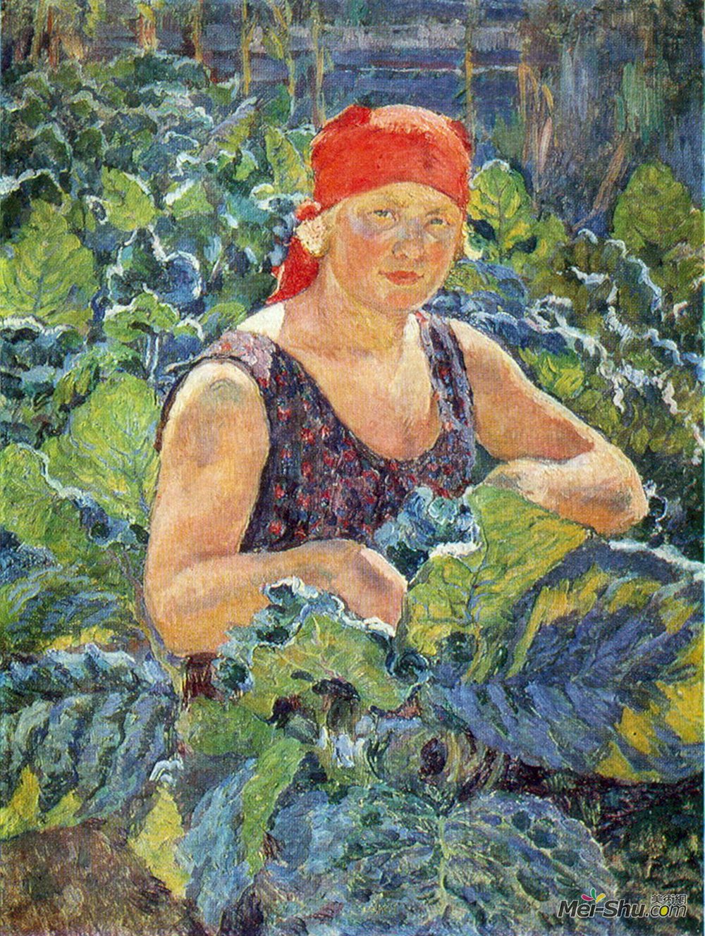 伊利亚·马什科娃(Ilya Mashkov)高清作品《烟草种植园的女孩》