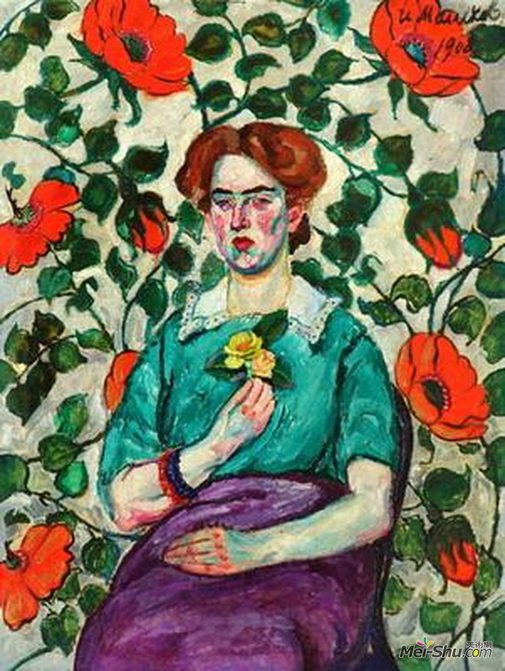 伊利亚·马什科娃(Ilya Mashkov)高清作品《一个女人的肖像明斯克》