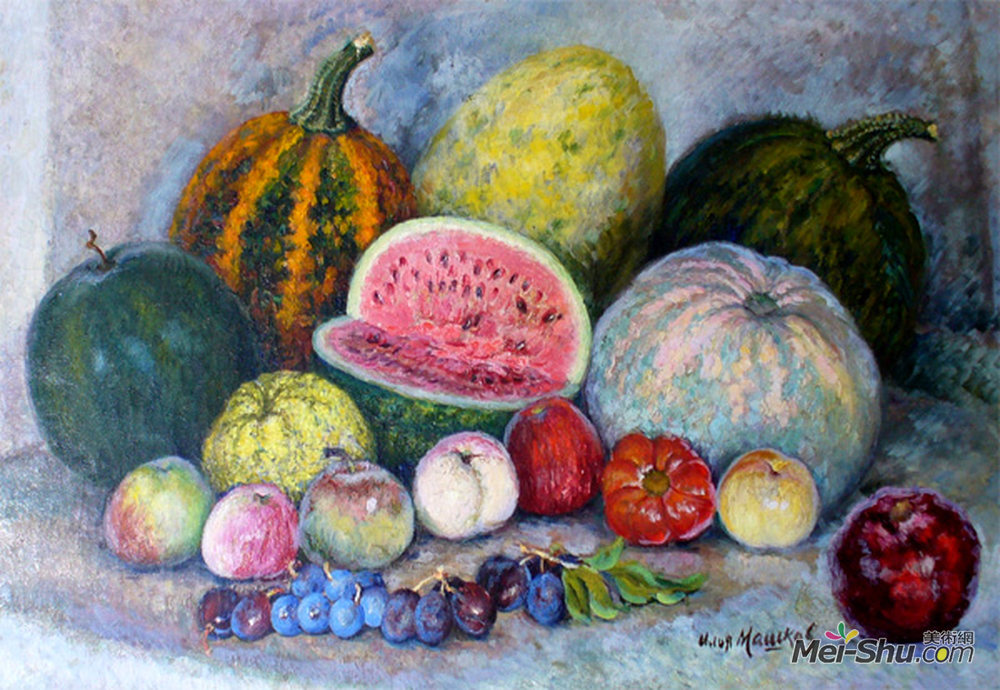 伊利亚·马什科娃(Ilya Mashkov)高清作品《静物》