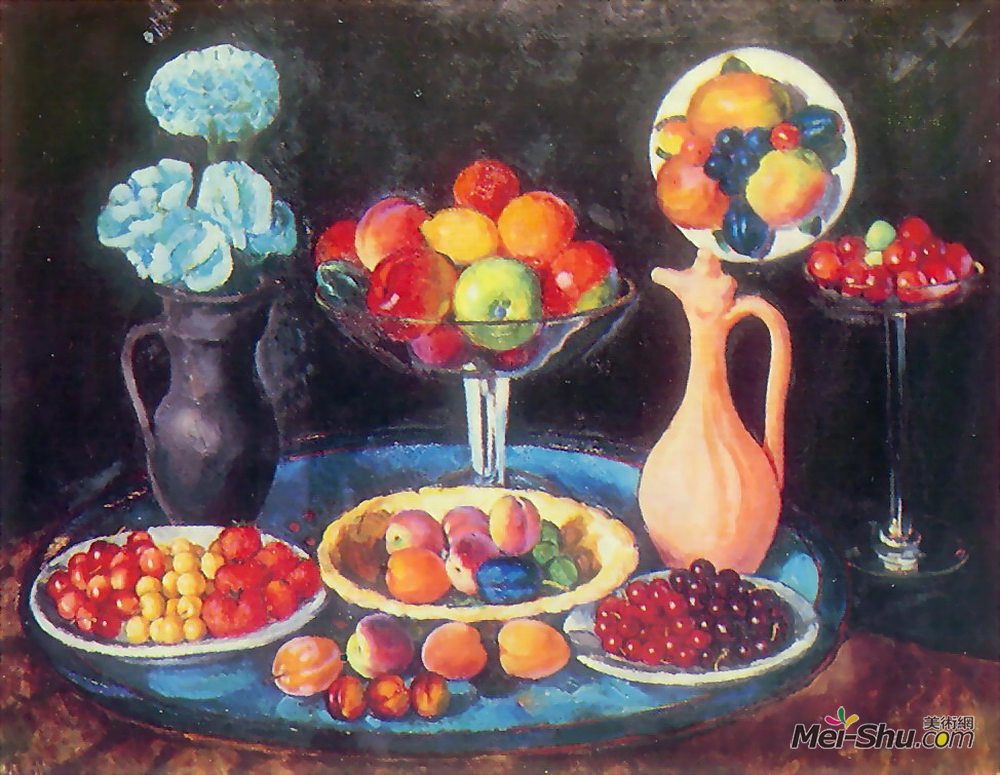 伊利亚·马什科娃(Ilya Mashkov)高清作品《静物》