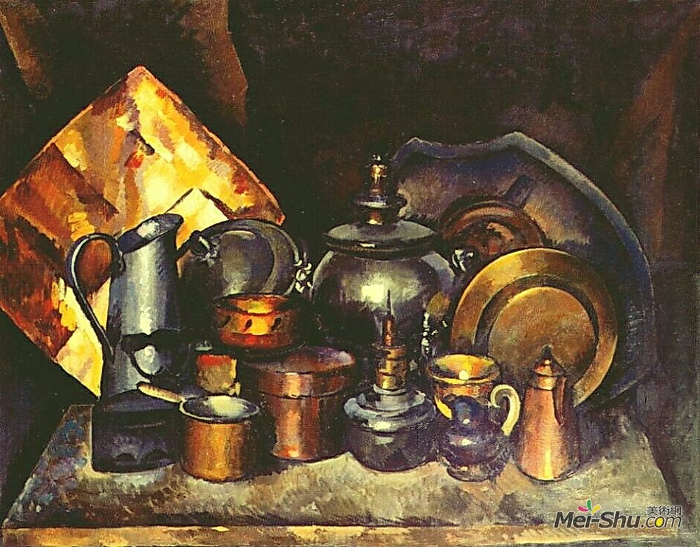 伊利亚·马什科娃(Ilya Mashkov)高清作品《萨摩亚静物》