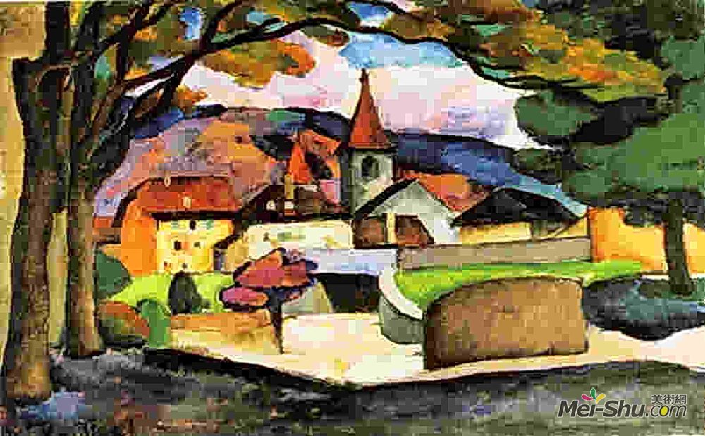 伊利亚·马什科娃(Ilya Mashkov)高清作品《城市景观》