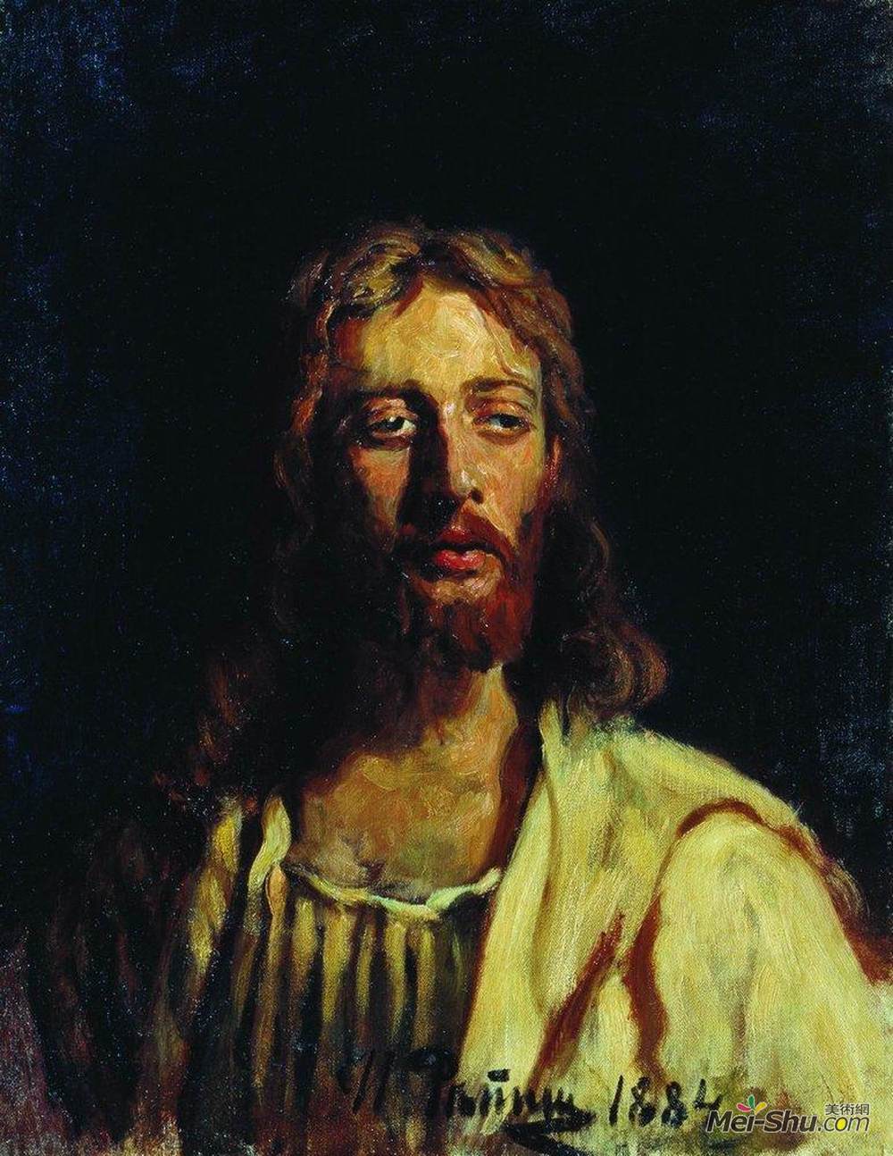 伊利亚·叶菲莫维奇·列宾(Ilya Repin)高清作品《基督》