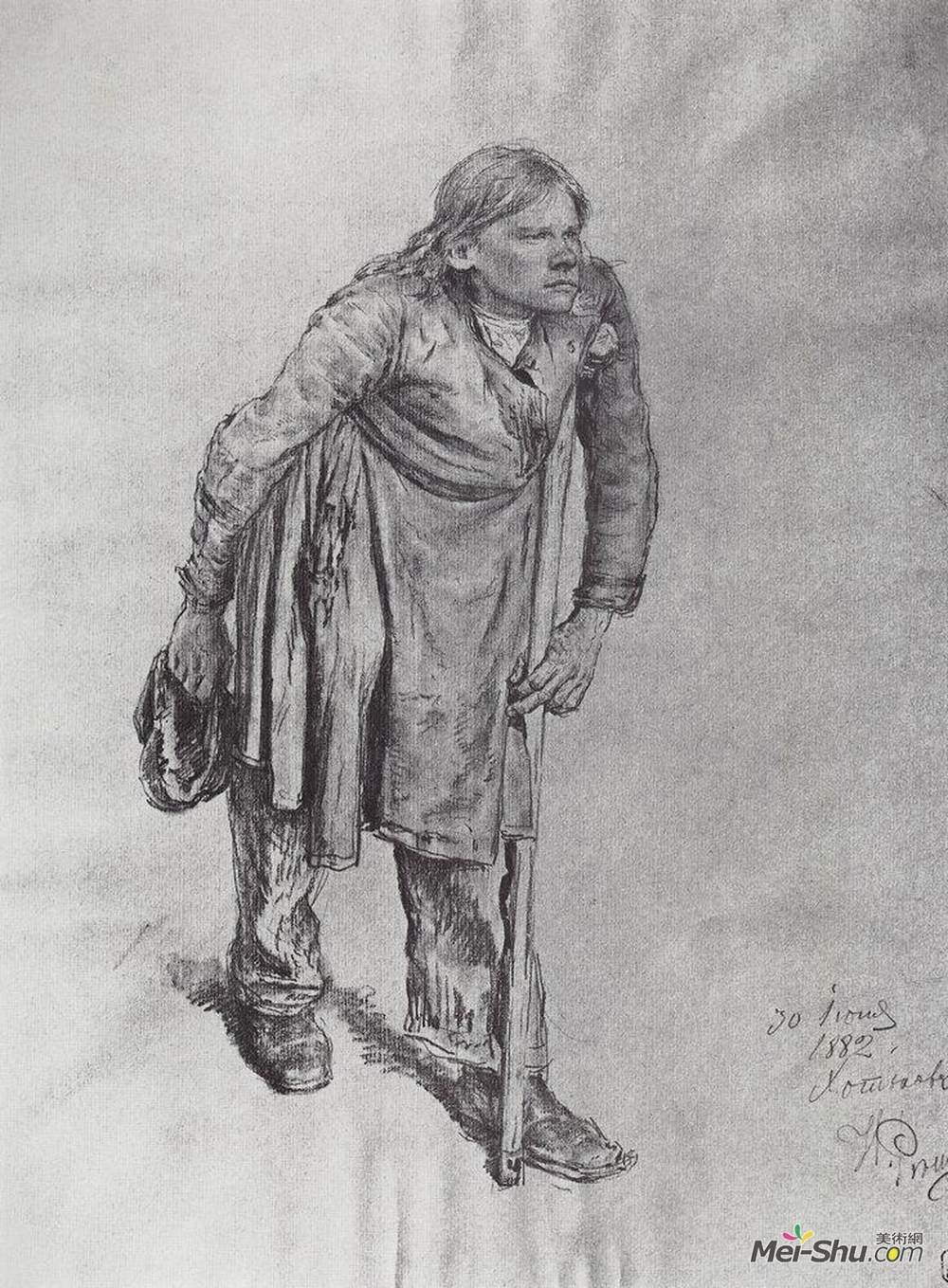 伊利亚·叶菲莫维奇·列宾(Ilya Repin)高清作品《驼背》