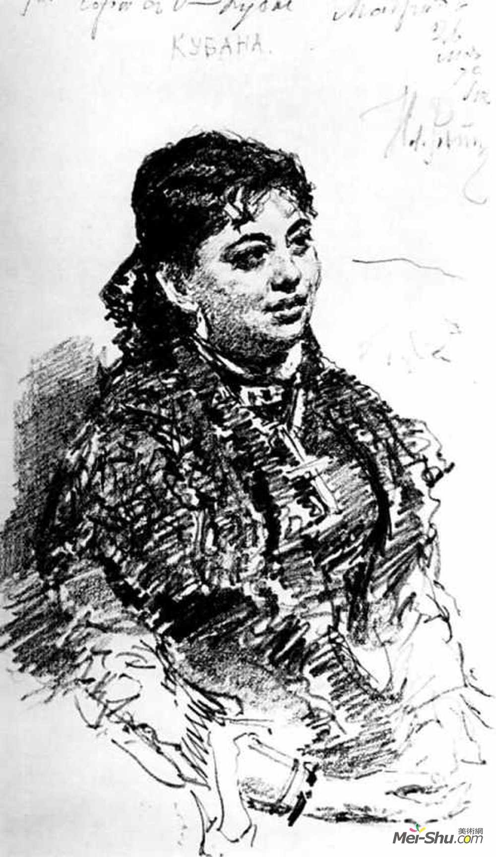 伊利亚·叶菲莫维奇·列宾(Ilya Repin)高清作品《库巴纳》