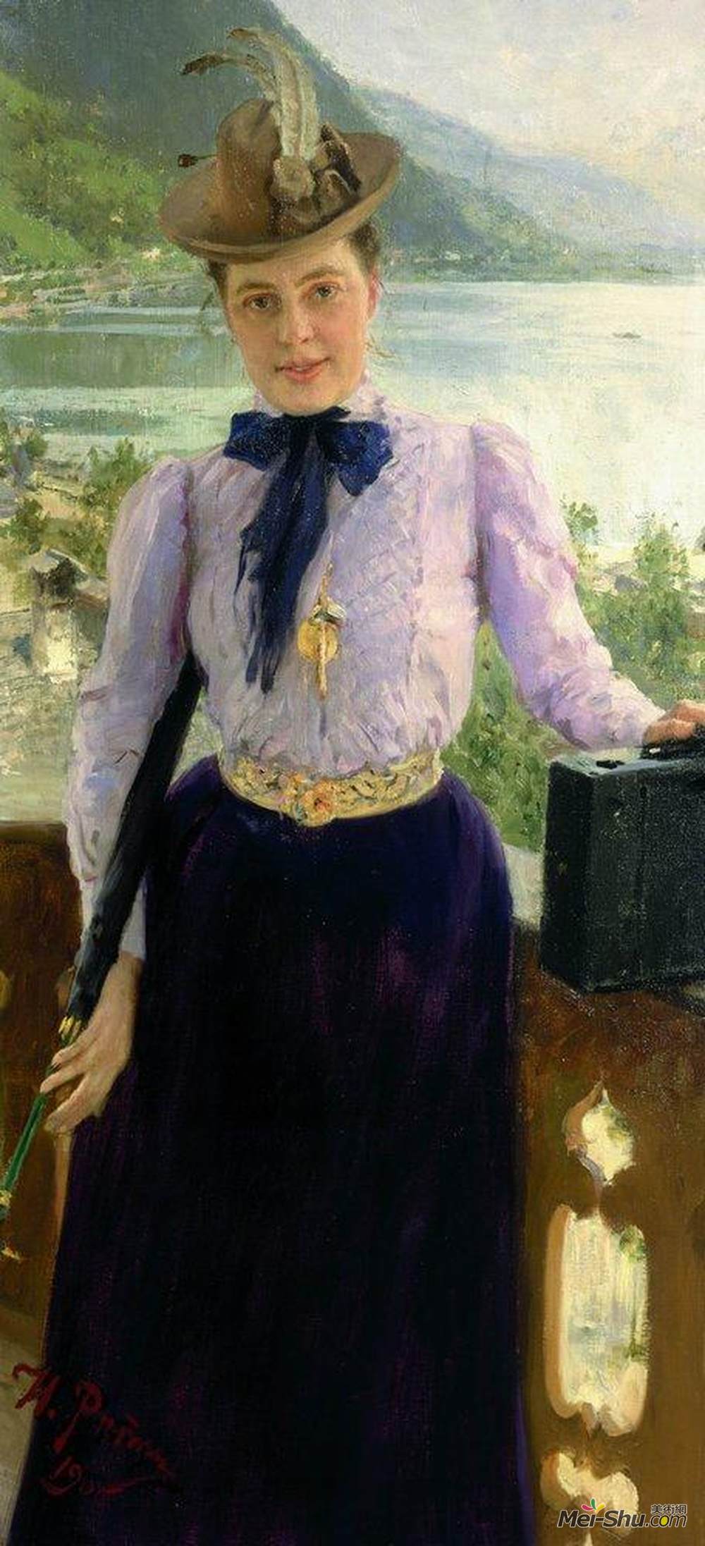 伊利亚·叶菲莫维奇·列宾(Ilya Repin)高清作品《娜塔莉亚诺德曼》