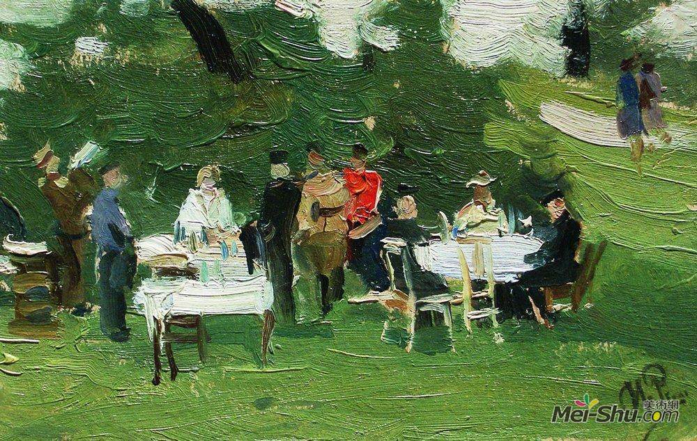 伊利亚·叶菲莫维奇·列宾(Ilya Repin)高清作品《野餐》