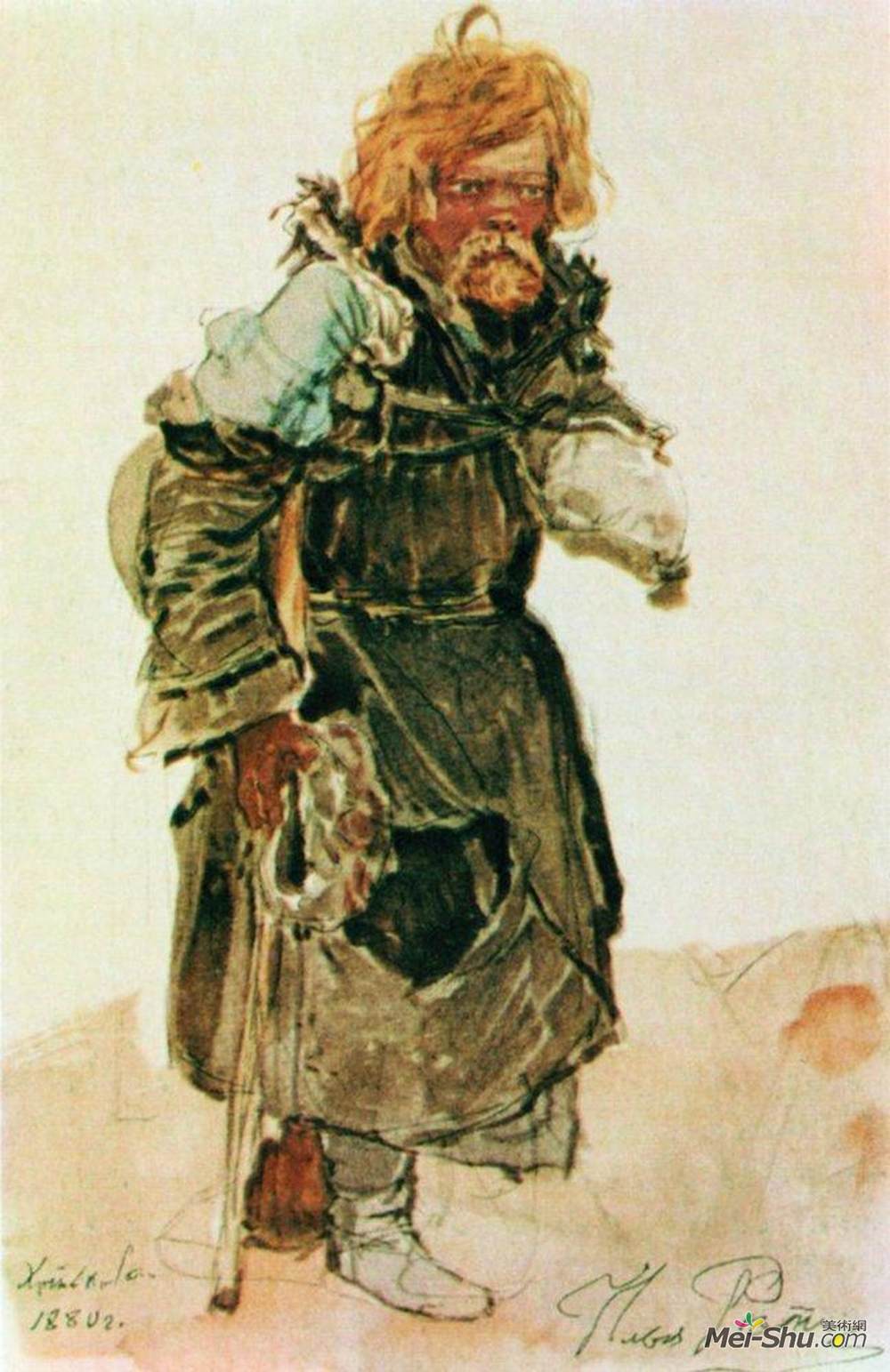伊利亚·叶菲莫维奇·列宾(Ilya Repin)高清作品《朝圣者》