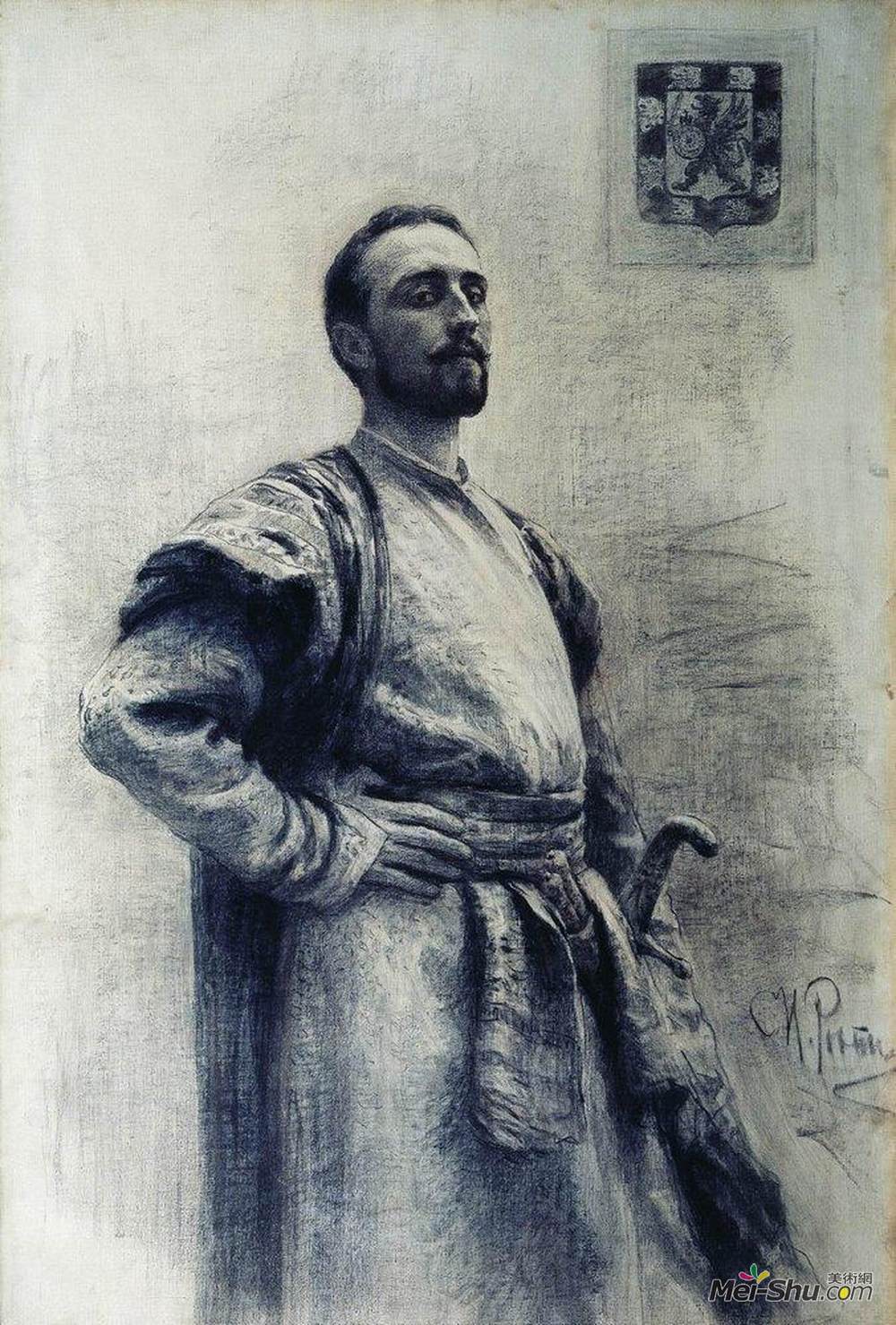伊利亚·叶菲莫维奇·列宾(Ilya Repin)高清作品《罗曼诺夫画像》