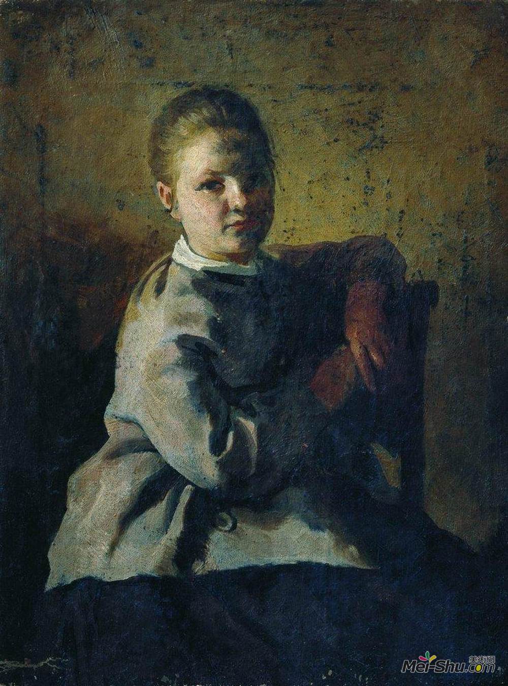 伊利亚·叶菲莫维奇·列宾(Ilya Repin)高清作品《雷皮娜肖像》