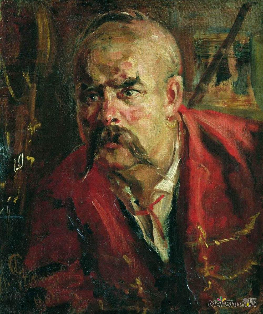 伊利亚·叶菲莫维奇·列宾(Ilya Repin)高清作品《扎波罗热人牌汽车》