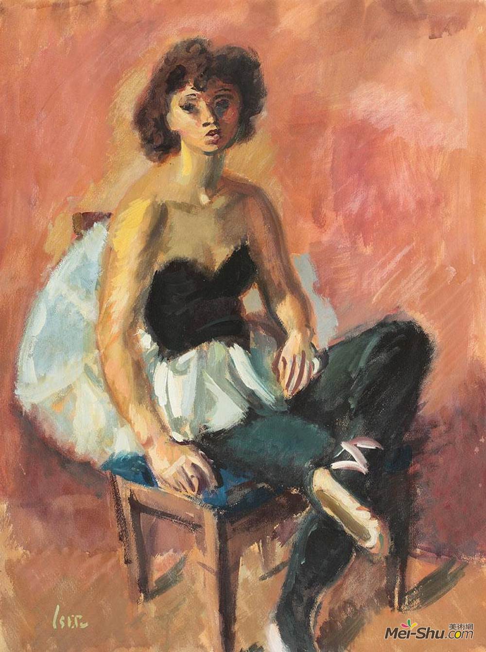 伊西夫伊塞(Iosif Iser)高清作品《芭蕾舞女》