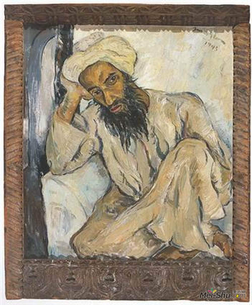 伊尔玛·斯特恩(Irma Stern)高清作品《阿拉伯牧师》
