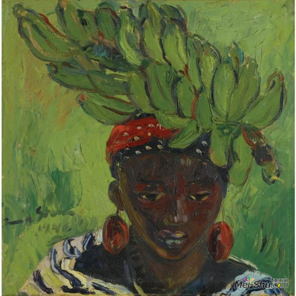 伊尔玛·斯特恩(Irma Stern)高清作品《香蕉载体》