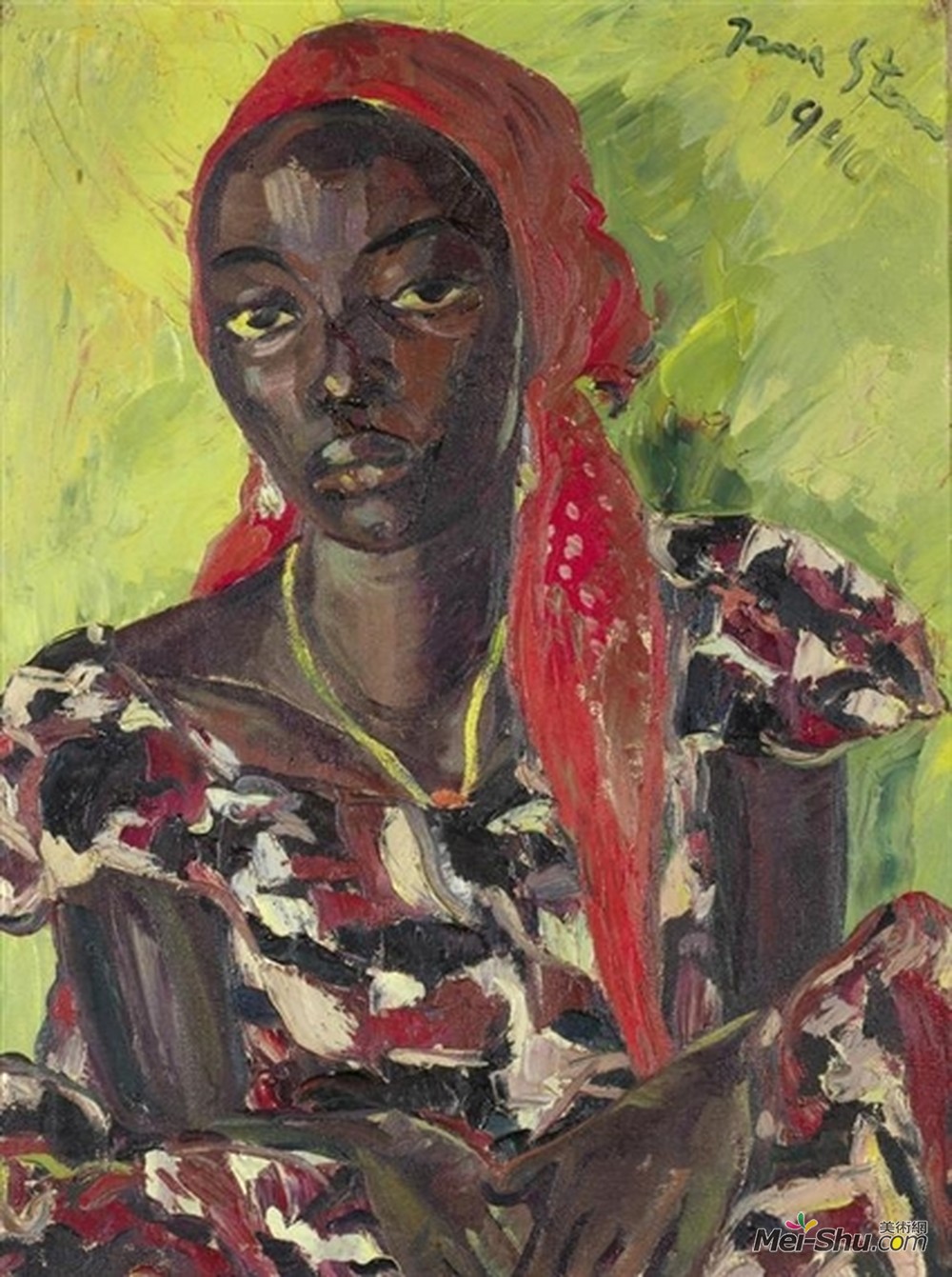 伊尔玛·斯特恩(Irma Stern)高清作品《刚果美女》