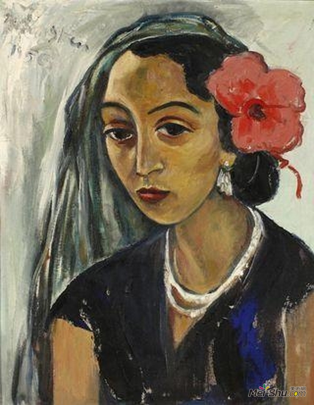 伊尔玛·斯特恩(Irma Stern)高清作品《芙蓉女人》