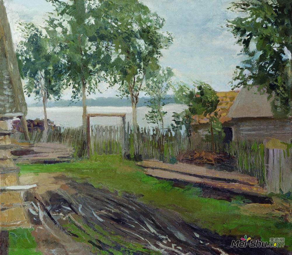 列维坦(Isaac Levitan)高清作品《一码》