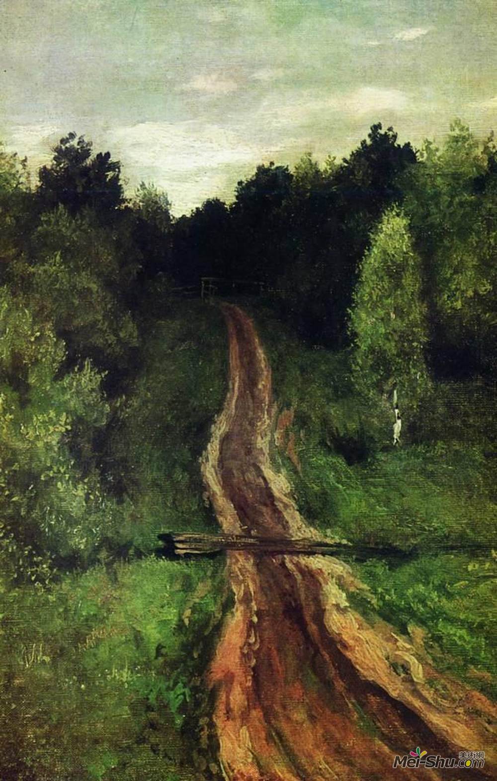 列维坦(Isaac Levitan)高清作品《道路》