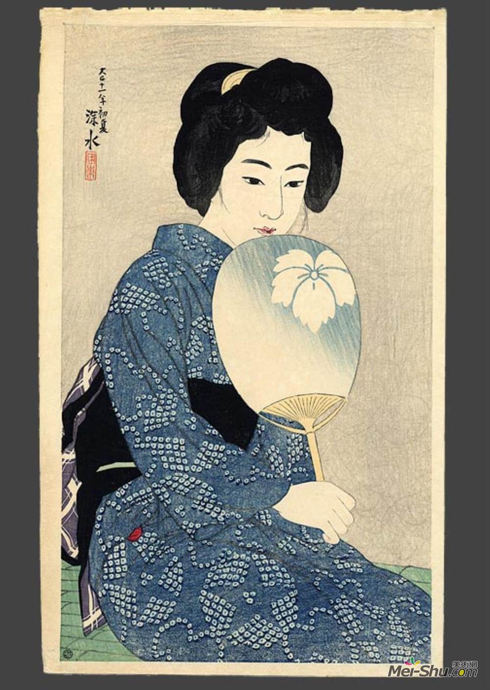 伊藤新穗(Ito Shinsui)高清作品《在裕田》