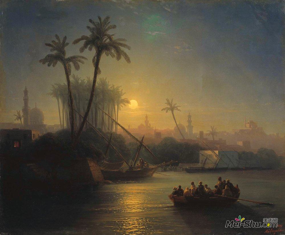 艾伊瓦佐夫斯基(Ivan Aivazovsky)高清作品《金喇叭》