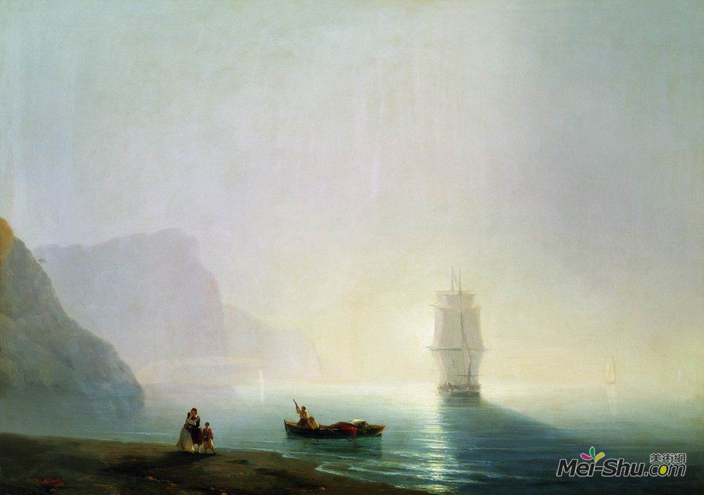 艾伊瓦佐夫斯基(Ivan Aivazovsky)高清作品《早晨》