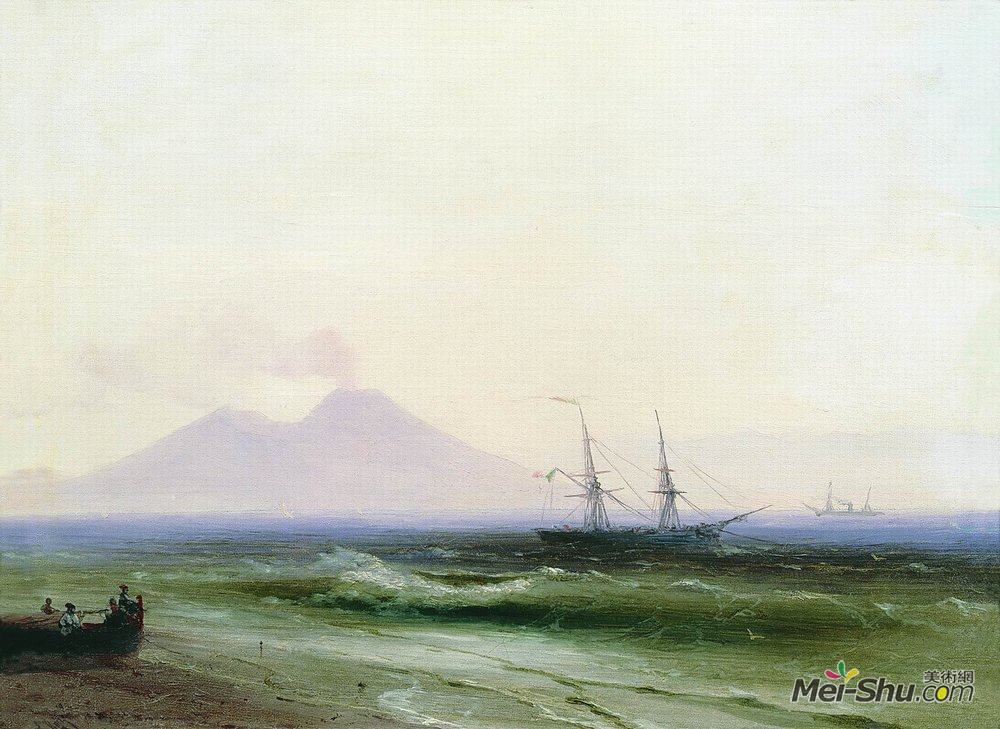 艾伊瓦佐夫斯基(Ivan Aivazovsky)高清作品《海景》