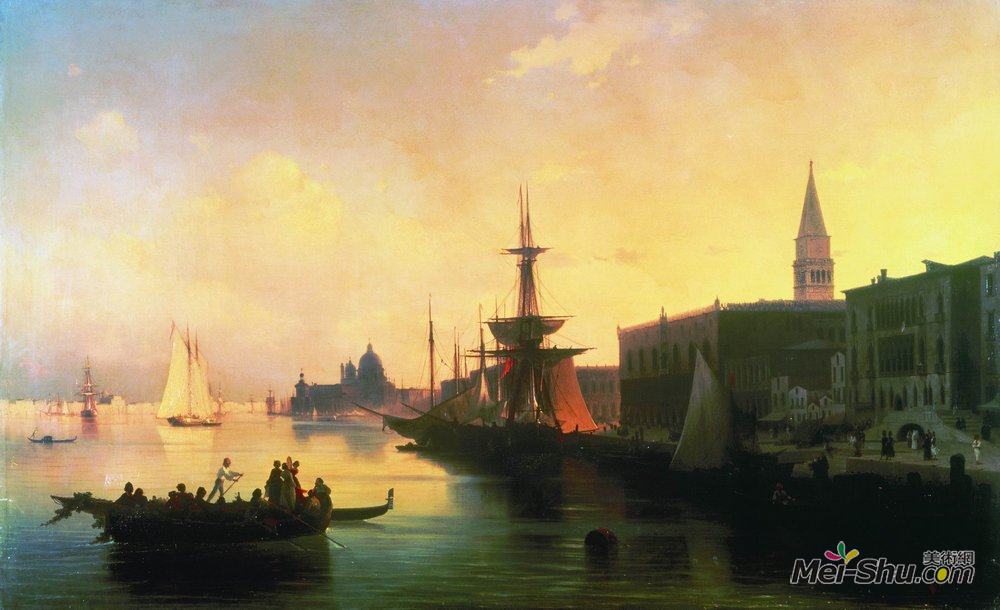 艾伊瓦佐夫斯基(Ivan Aivazovsky)高清作品《威尼斯》