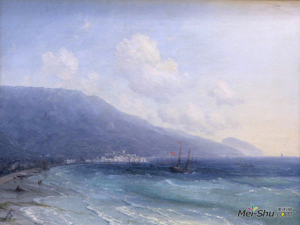 艾伊瓦佐夫斯基(Ivan Aivazovsky)高清作品《雅尔塔》