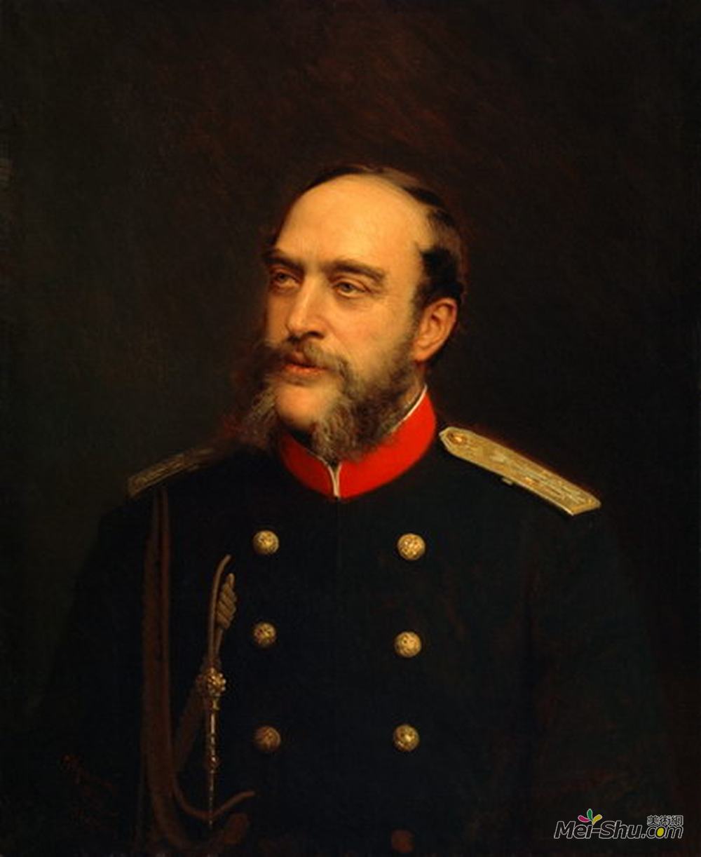 伊万·尼古拉耶维奇·克拉姆斯柯依(Ivan Kramskoy)高清作品《夏洛特梅克伦堡- 8》