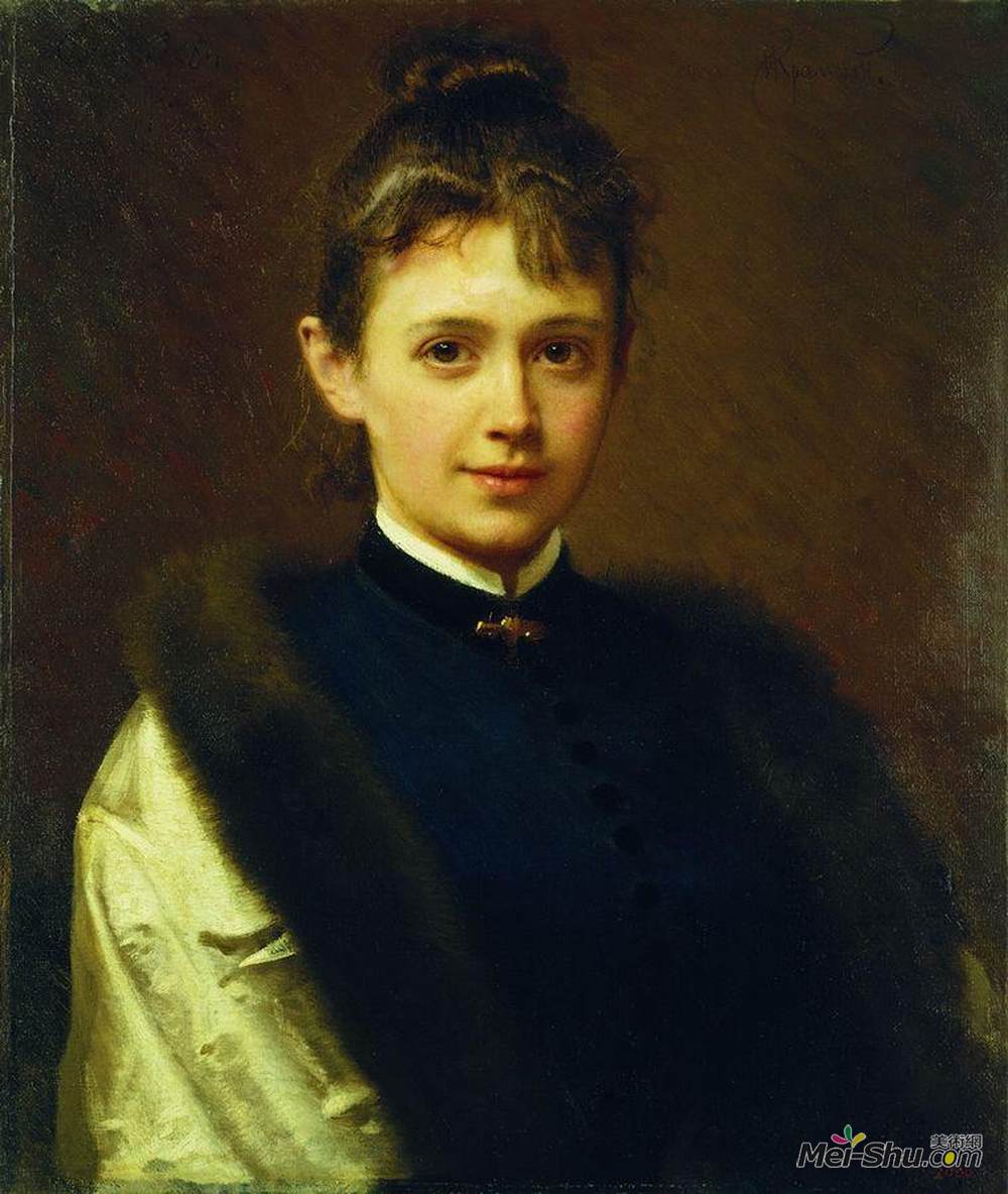 伊万·尼古拉耶维奇·克拉姆斯柯依(Ivan Kramskoy)高清作品《女性肖像》