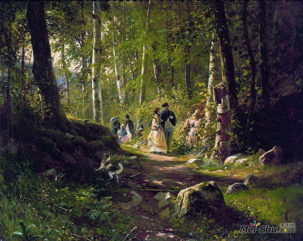 伊万·希什金(Ivan Shishkin)高清作品《在森林里散步》