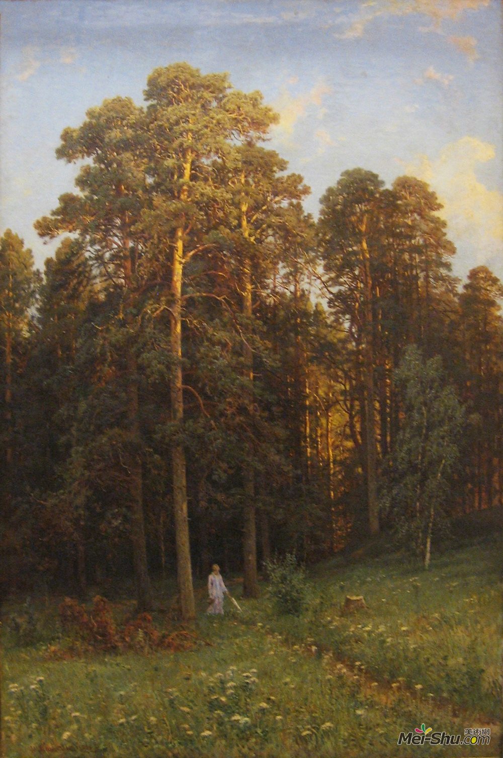 伊万·希什金(Ivan Shishkin)高清作品《在松林的边缘》