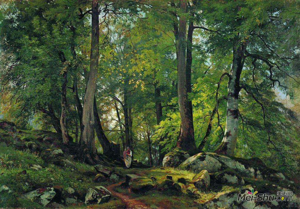 伊万·希什金(Ivan Shishkin)高清作品《瑞士山毛榉林》