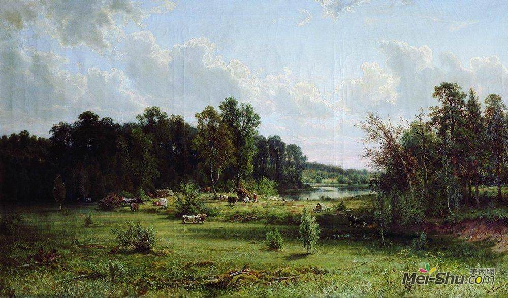 伊万·希什金(Ivan Shishkin)高清作品《矮林（中午）》