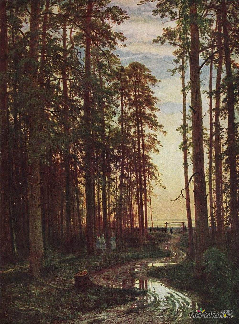 伊万·希什金(Ivan Shishkin)高清作品《松林之夜》