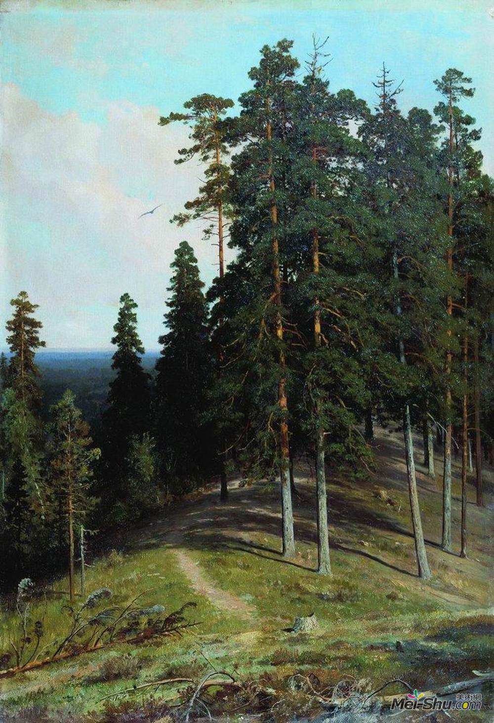 伊万·希什金(Ivan Shishkin)高清作品《从山上的森林》
