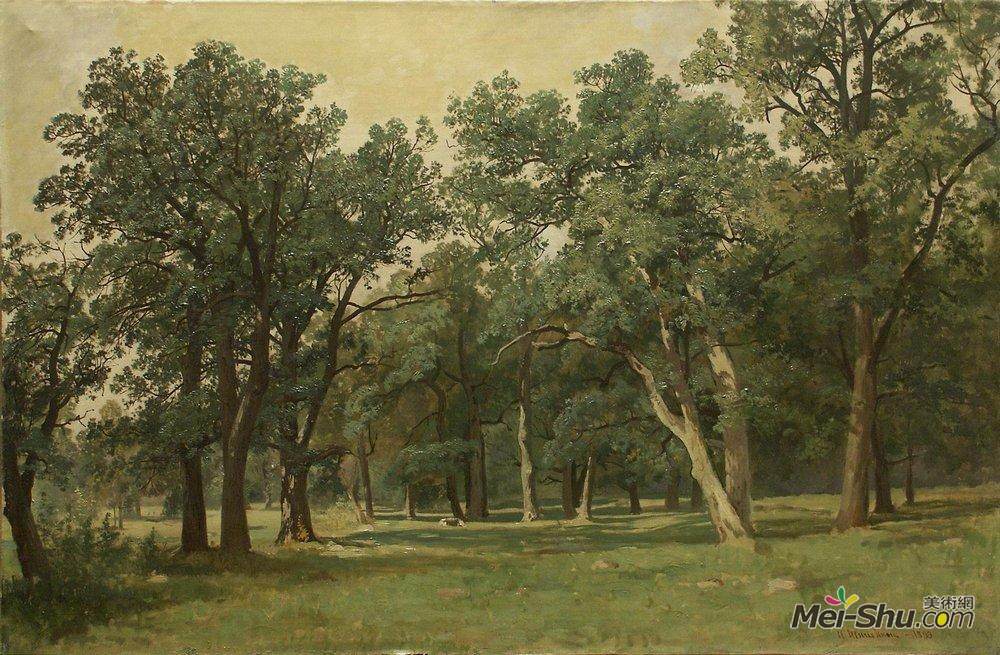 伊万·希什金(Ivan Shishkin)高清作品《森林林地》
