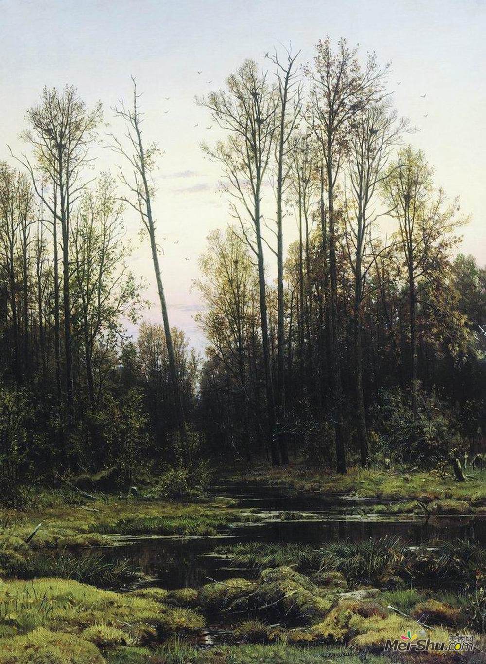 伊万·希什金(Ivan Shishkin)高清作品《春季森林》