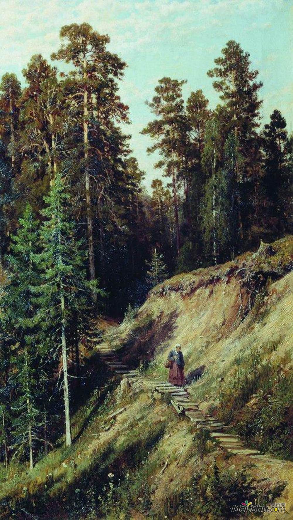 伊万·希什金(Ivan Shishkin)高清作品《在森林里。来自蘑菇的森林》