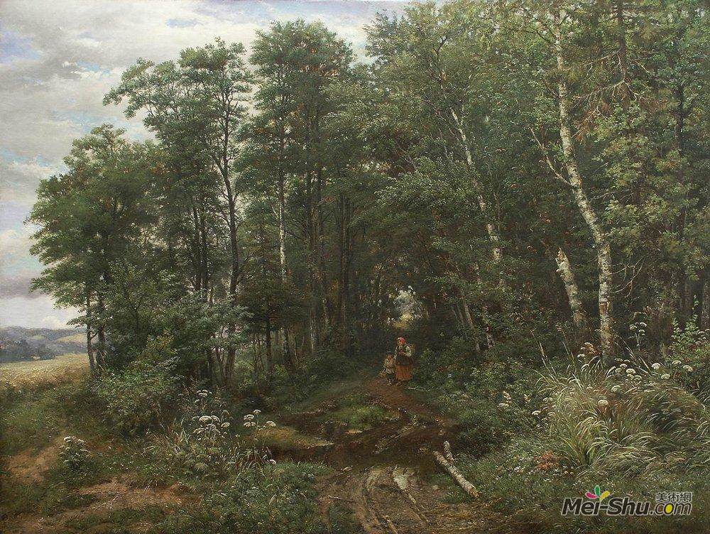 《采蘑菇机》伊万·希什金(ivan shishkin)高清作品欣赏