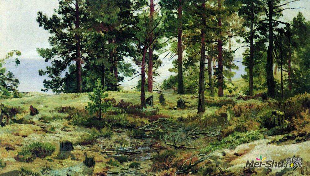 伊万·希什金(Ivan Shishkin)高清作品《我们的沙质土壤。玛丽-霍华德我们芬兰铁路》