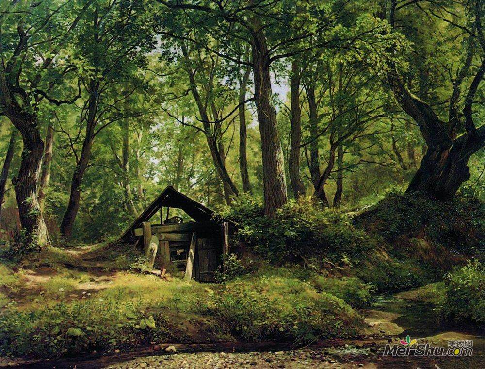 伊万·希什金(Ivan Shishkin)高清作品《阳光明媚的一天。梅里库尔》