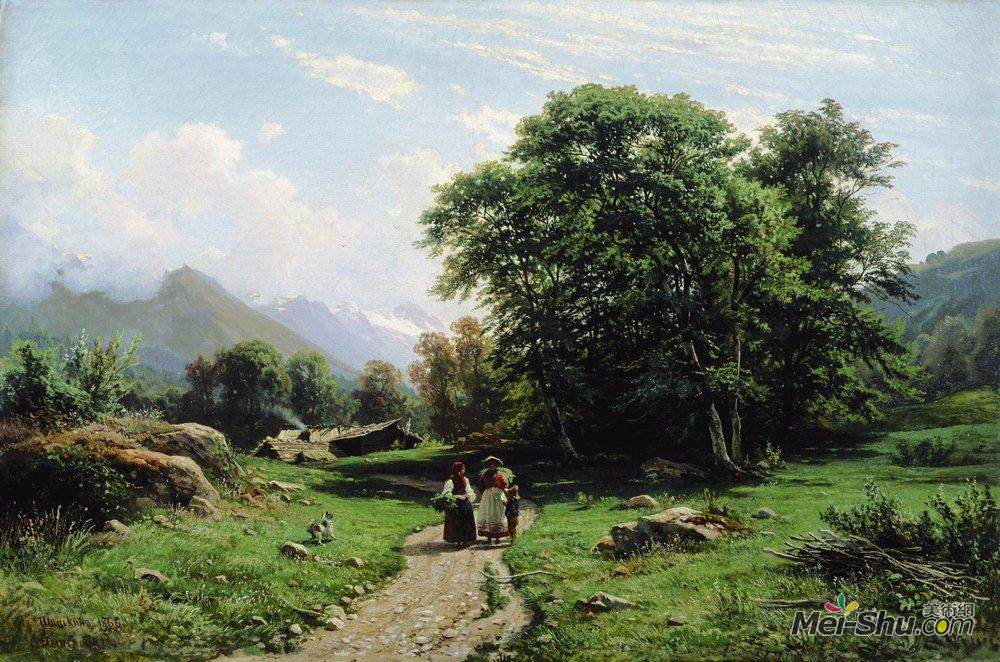 伊万·希什金(Ivan Shishkin)高清作品《瑞士景观》