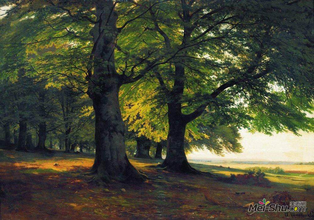 伊万·希什金(Ivan Shishkin)高清作品《条顿堡森林》