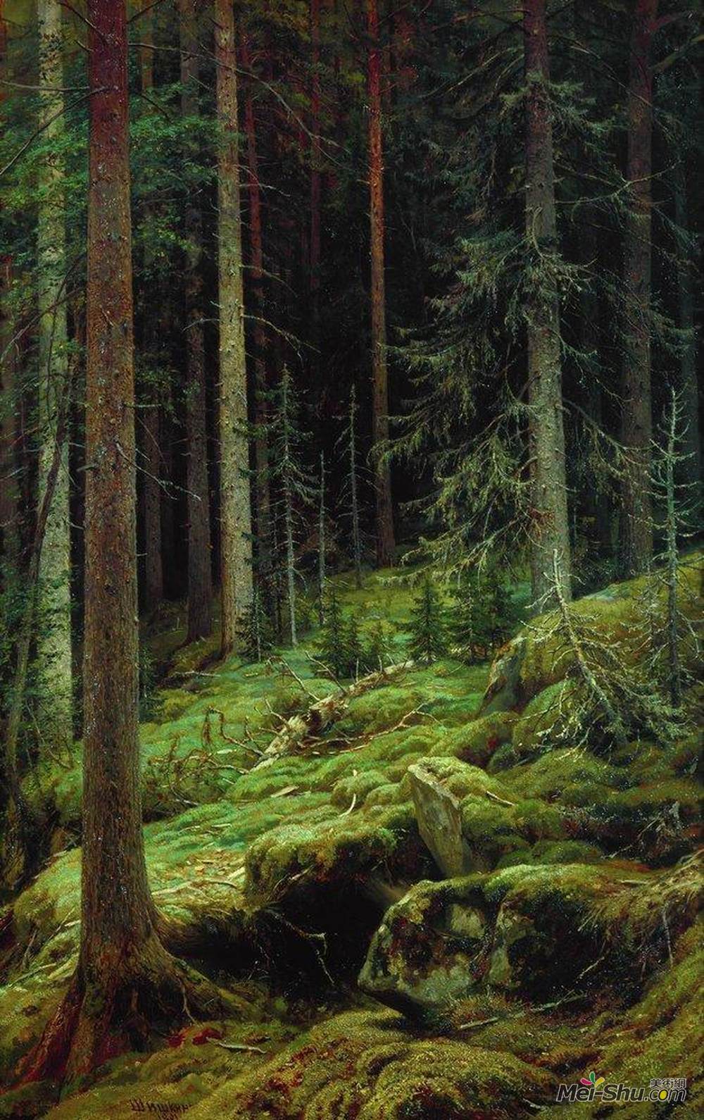 伊万·希什金(Ivan Shishkin)高清作品《灌丛》