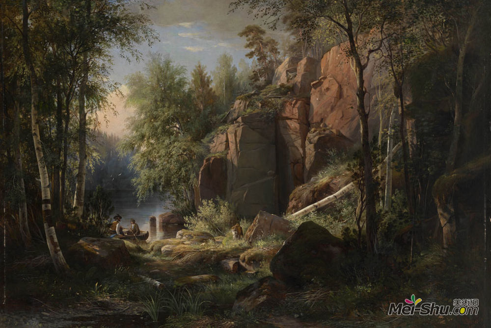 伊万·希什金(Ivan Shishkin)高清作品《View of Valaam Island. Kukko》