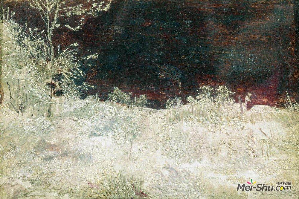 伊万·希什金(Ivan Shishkin)高清作品《冬天。莫斯科郊区》